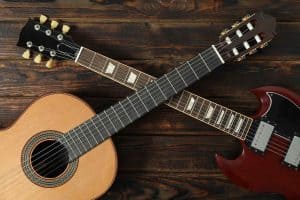 Acoustic and Electric Guitar