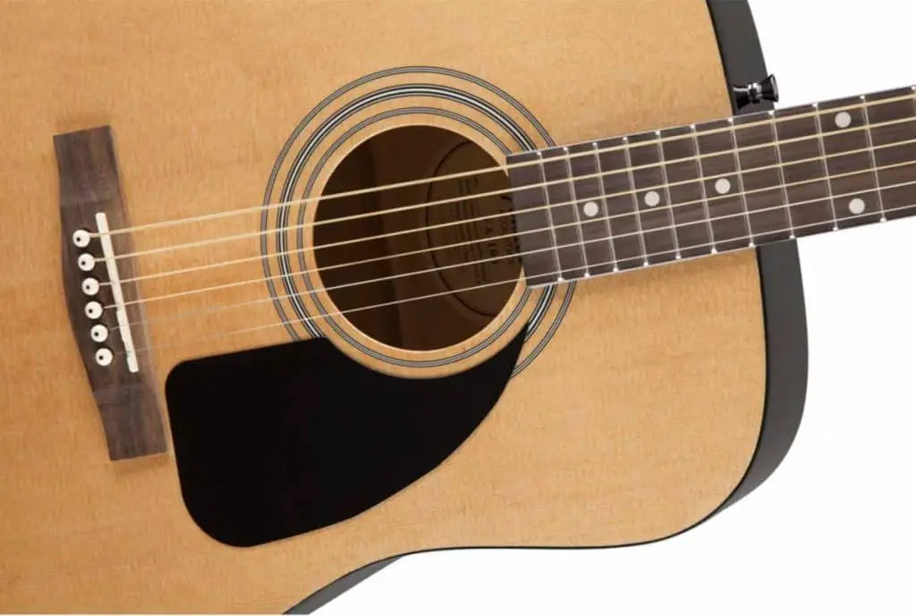 Fender FA100 - Acoustic Guitar Neck Connection