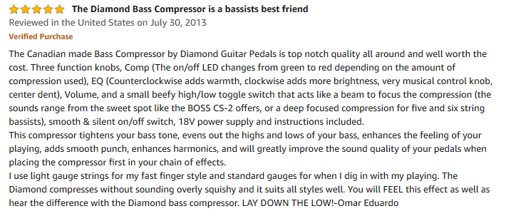 Diamond Bass Compressor Review 01