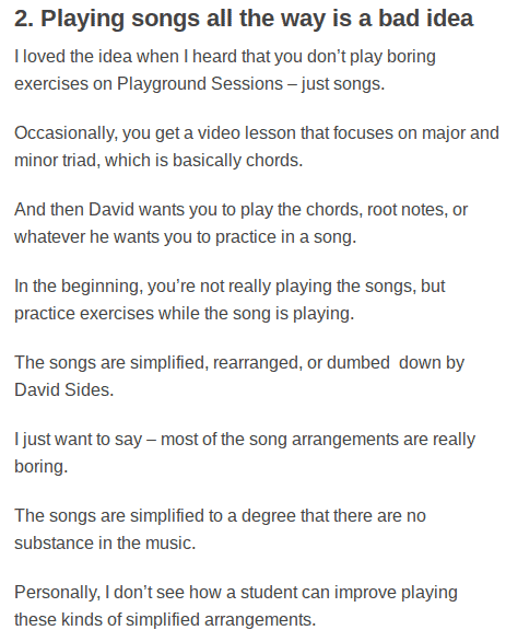 Playground Sessions Review 02