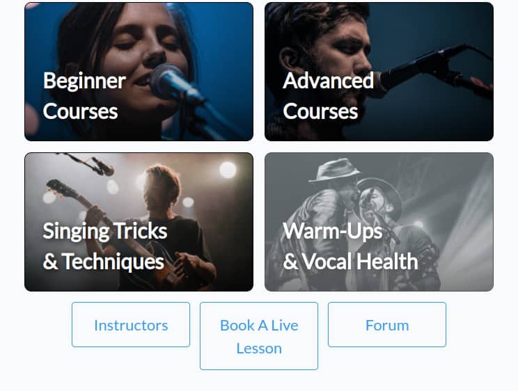 30 Day Singer courses