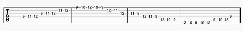 B Harmonic Minor - C Shape
