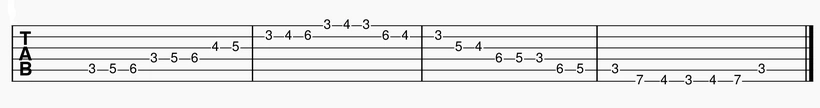 C Harmonic Minor - G Shape
