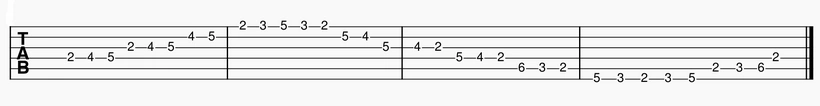 E harmonic Minor - C Shape