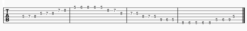 G Harmonic Minor - C Shape